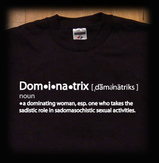 dominatrix definition t shirt