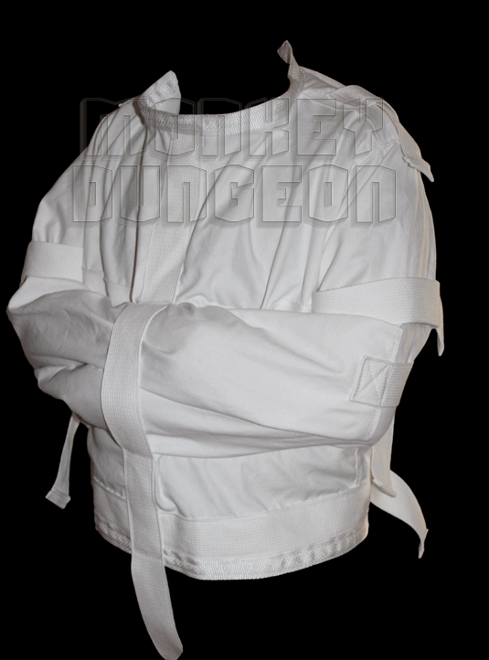 all white real straight jacket classic