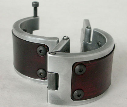 Metal and Leather Cuff 