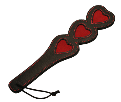 Leather Heart Paddle