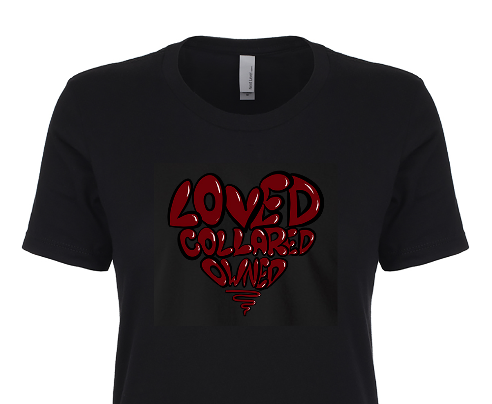 Loved collared owned t shirt